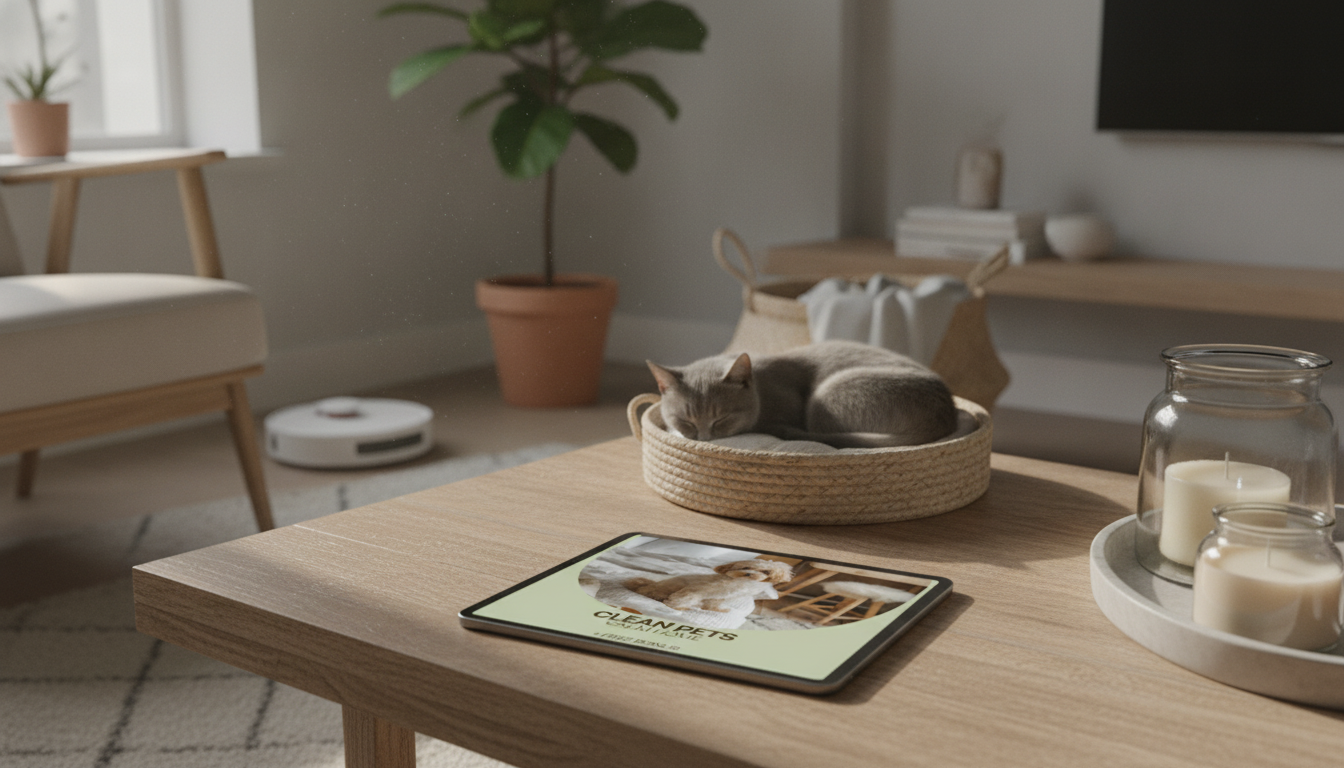 Clean Pets, Calm Home: Easy Fur & Odor Control Routines