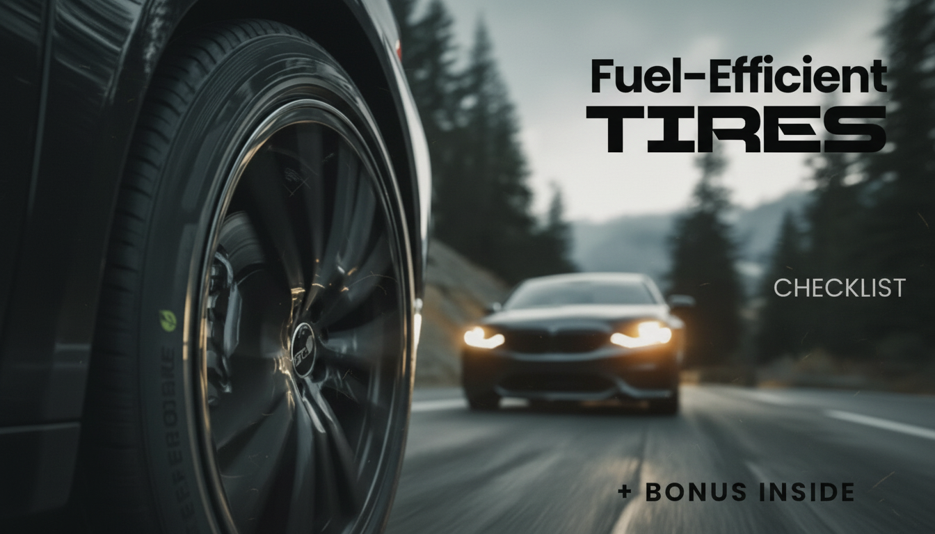 Fuel-Efficient Tires Checklist: Choose Low-Rolling Resistance