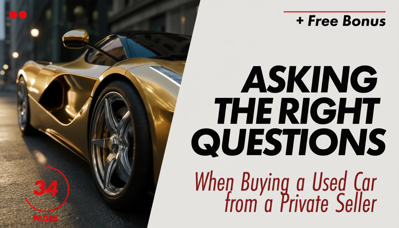 Private Used Car Checklist: Questions, Title & Red Flags