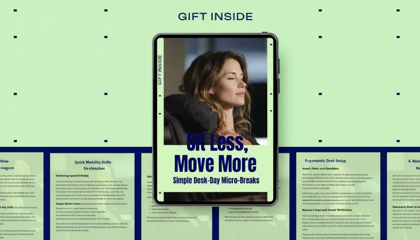 Sit Less, Move More: Simple Desk-Day Micro-Breaks